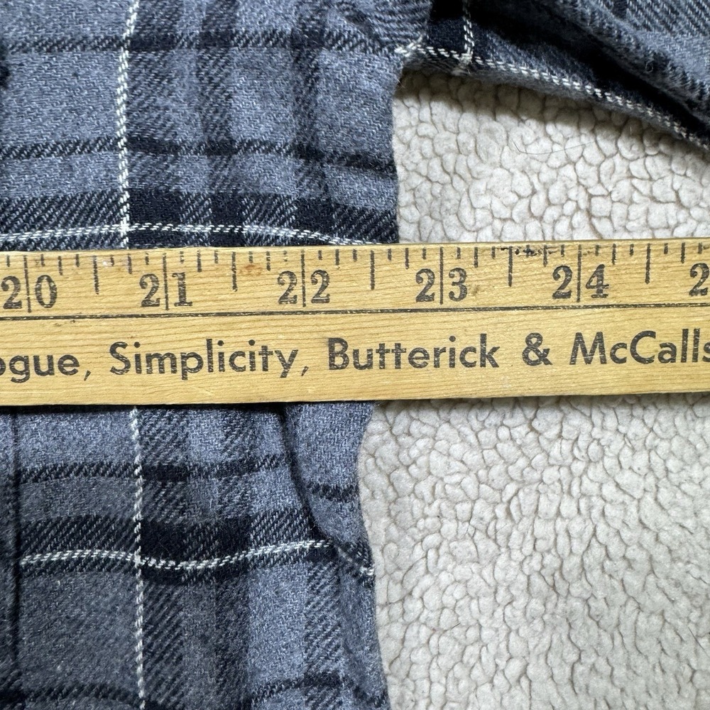 Lowbrow Art Company Shirt Mens Medium Plaid Button-Up Flannel Low Life Skull NEW - Picture 16 of 16